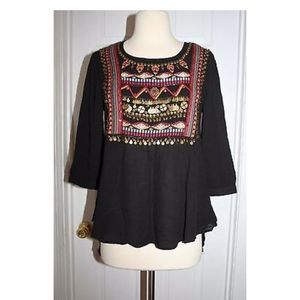 ANTHROPOLOGIE BY HD IN PARIS ARI EMBELLISHED TUNIC